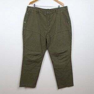 Harley Davidson Jeans Men's Size 42x32 Green Cotton Canvas